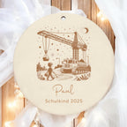 Anhänger Schulkind 2026 l Holz Schultütenanhänger Name personalisiert l Einschulung Geschenke Schultüte Zuckertüte l Schulanfang Einschulung
