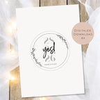 Hochzeitsgeschenk Schüttelkarte Hochzeit | Geldgeschenk Brautpaar Gutschein | personalisiert mit Name Geld schenken Ausdrucken PDF Download
