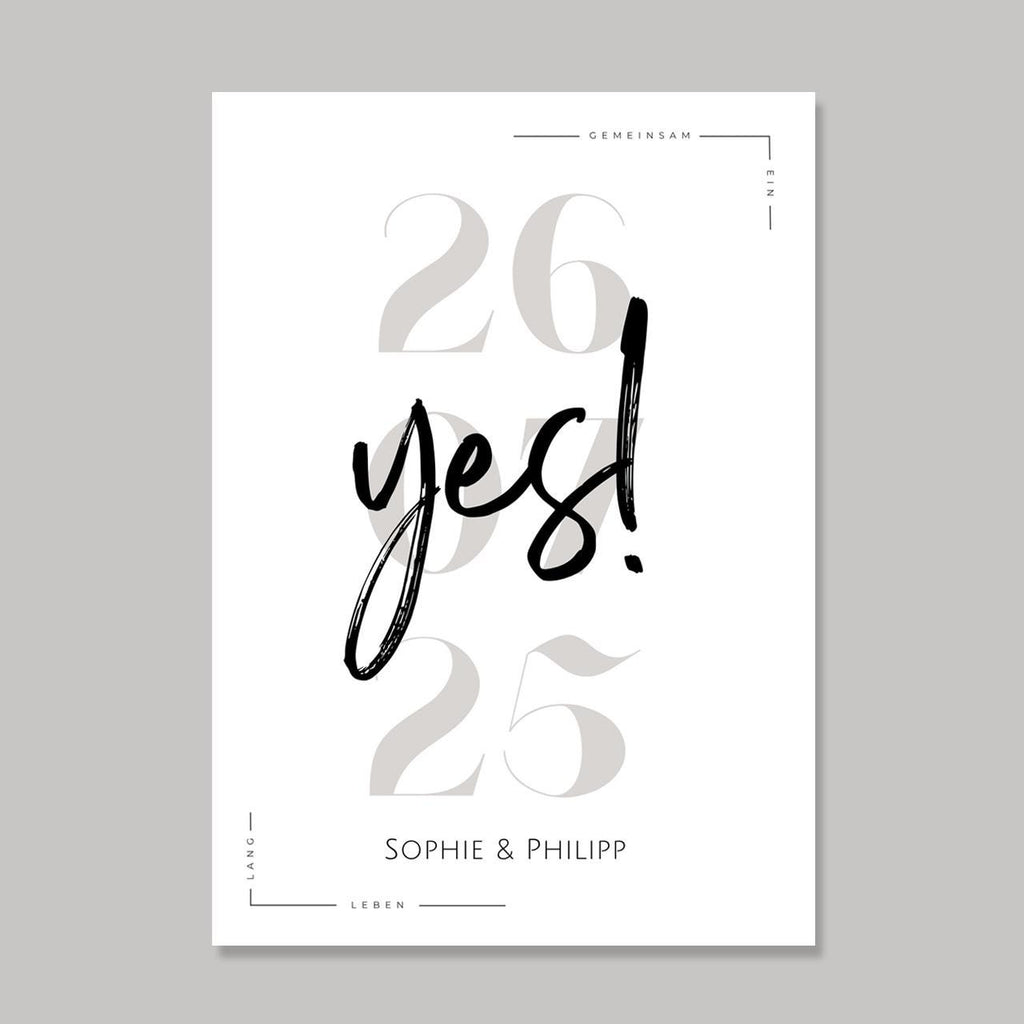 Hochzeit Poster Name Datum A4 A3 | Hochzeitsgeschenk Name personalisiert | Brautpaar Geldgeschenk Hochzeit Geschenk Richtfest Geld schenken