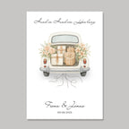 Hochzeit Poster Name Datum A4 A3 | Hochzeitsgeschenk Name personalisiert | Brautpaar Geldgeschenk Hochzeit Geschenk Richtfest Geld schenken