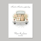 Hochzeit Poster Name Datum A4 A3 | Hochzeitsgeschenk Name personalisiert | Brautpaar Geldgeschenk Hochzeit Geschenk Richtfest Geld schenken