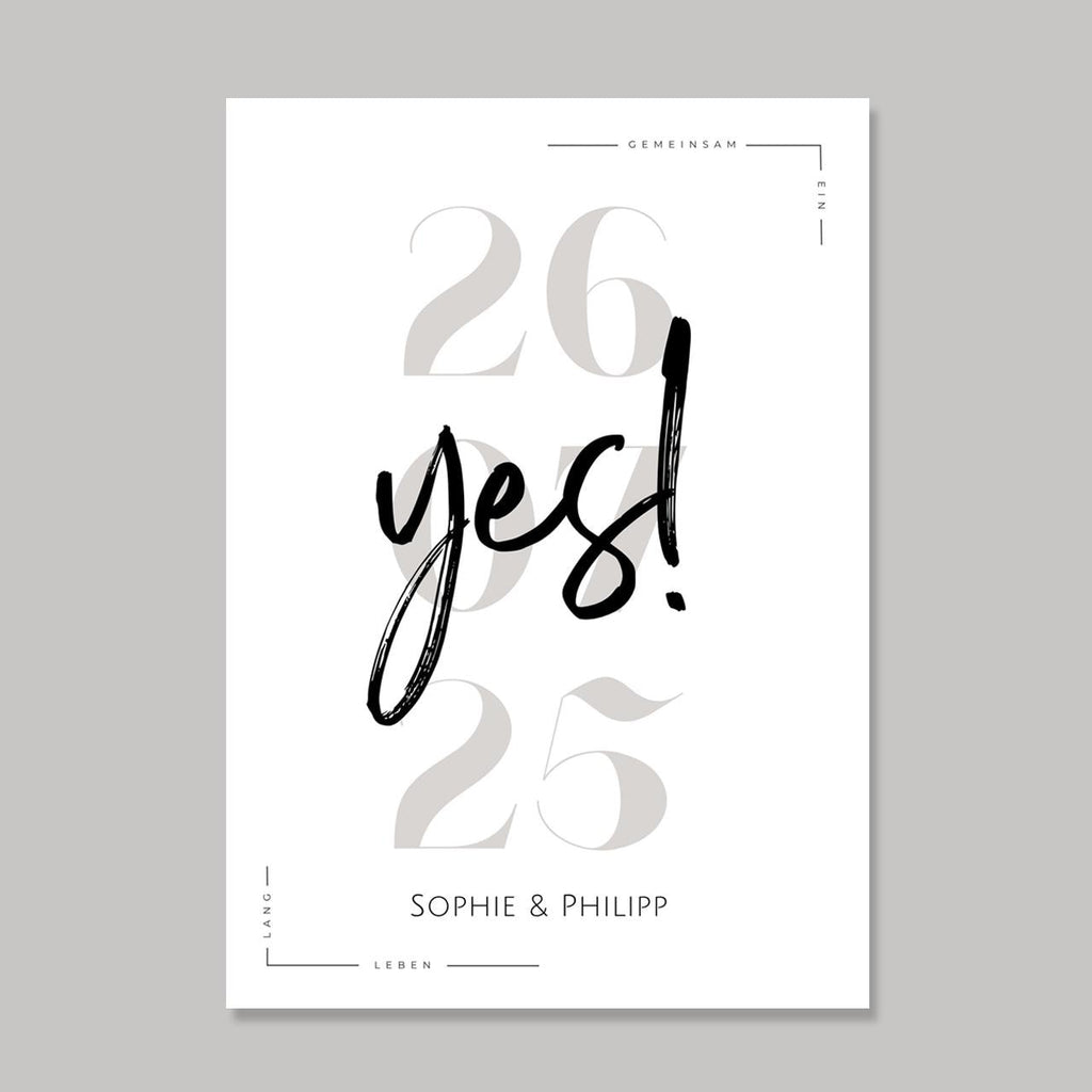 Hochzeit Poster Name Datum A4 A3 | Hochzeitsgeschenk Name personalisiert | Brautpaar Geldgeschenk Hochzeit Geschenk Richtfest Geld schenken