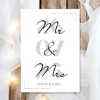 Hochzeit Poster Name Datum A4 A3 | Hochzeitsgeschenk Name personalisiert | Brautpaar Geldgeschenk Hochzeit Geschenk Richtfest Geld schenken